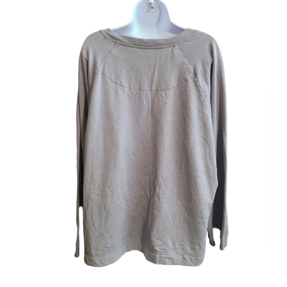 JOYSPUN gray sweatshirt retro print 2X - Picture 2 of 9